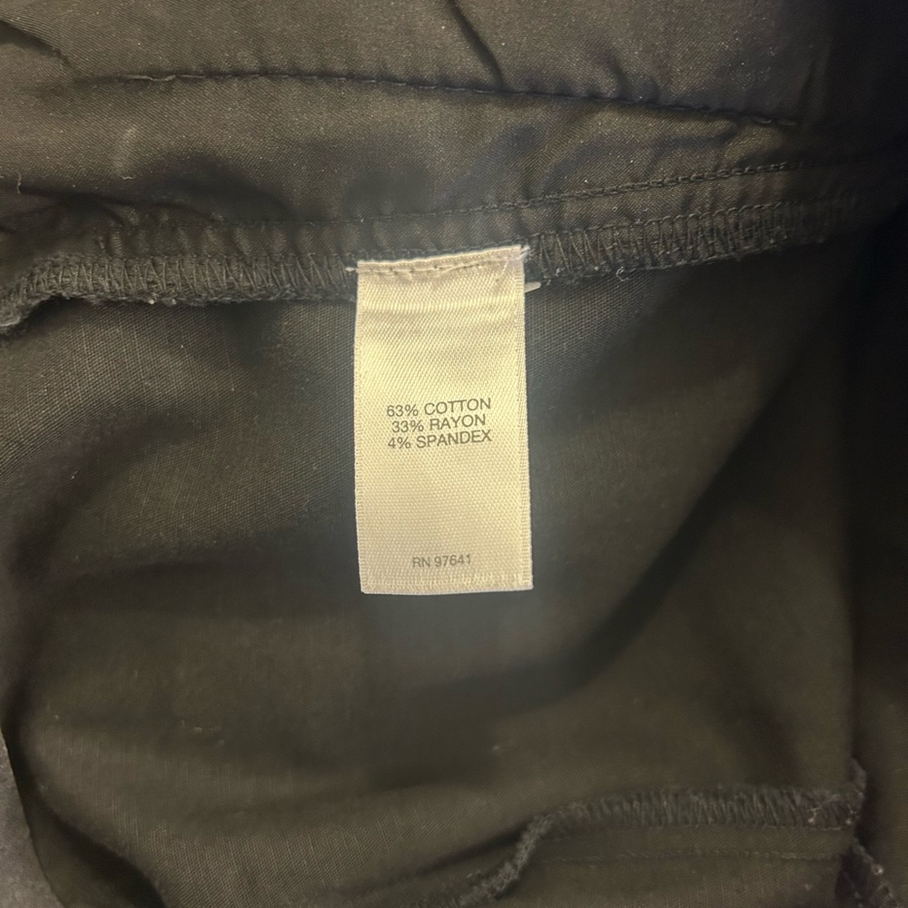 J Jill Essential Black Slim Ankle Pants Sz 8 - Picture 6 of 7